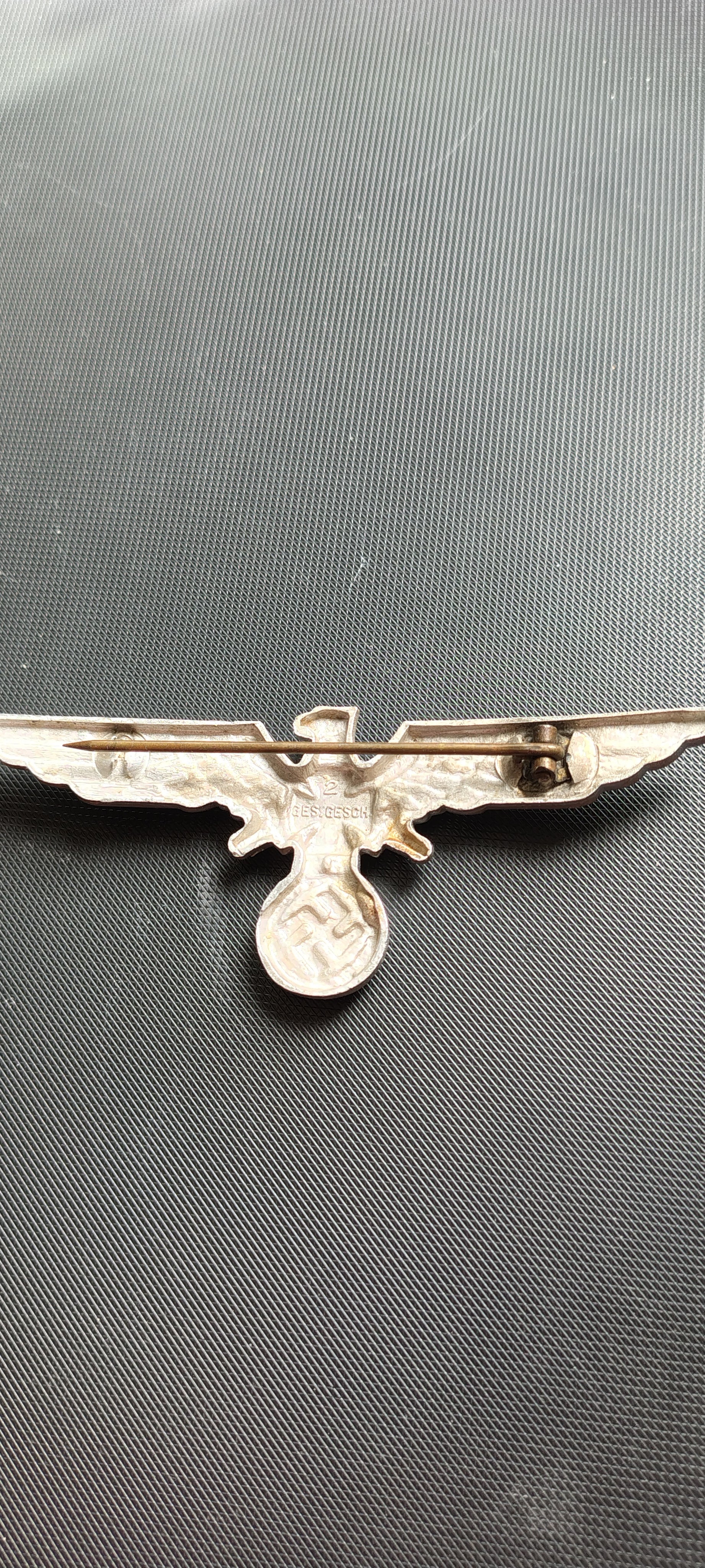 Veteran's Metal Breast Eagle